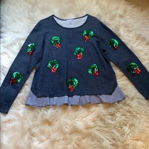 Crown & Ivy Christmas sweater